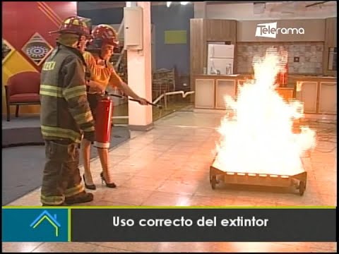 Uso correcto del extintor