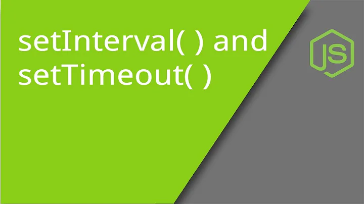 JavaScript Timers - setTimeout, setInterval, clearTimeout, and clearInterval