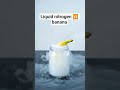 liquid nitrogen vs banana experiment viral video #viral #satisfying#experiements #shortvideos#shorts