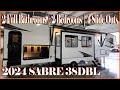 2024 Sabre 38DBL Fifth Wheel Bunkhouse Camper by Forestriver RVs at Couchs RV Nation - RV Review