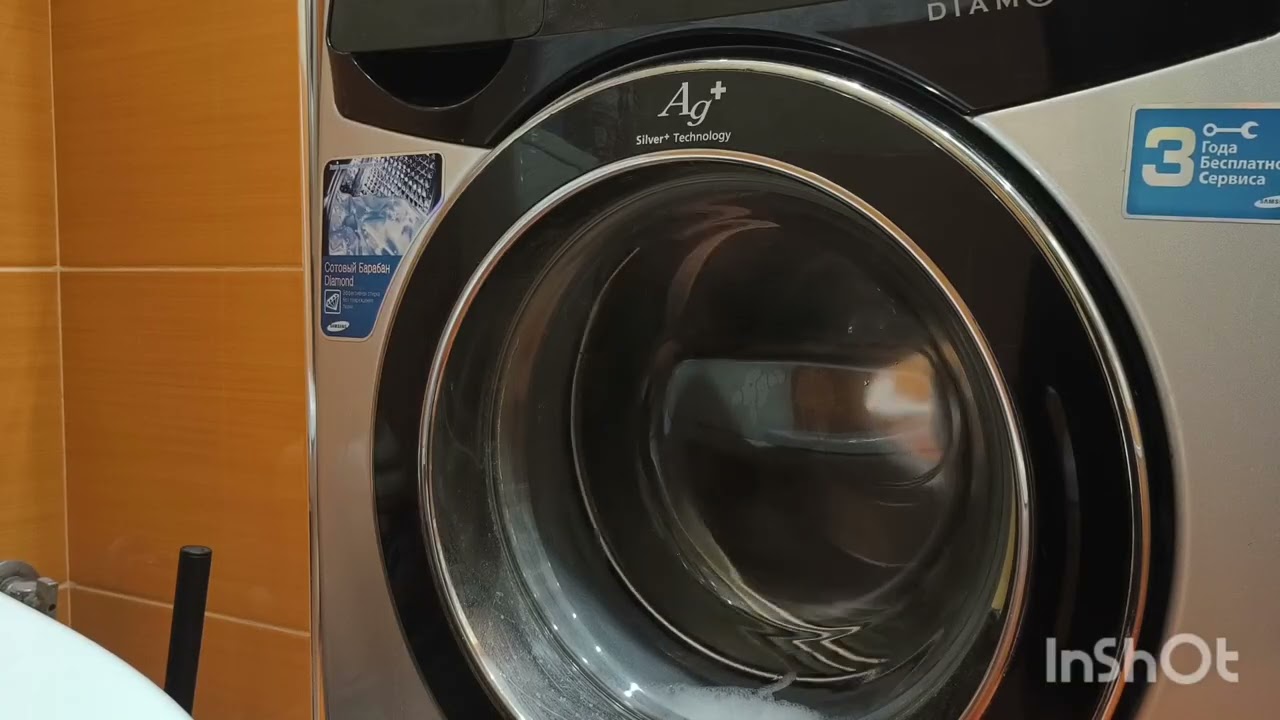 стирка на  Samsusng DIAMOND 6 .kg wf9592QR быстрый хлопок 30 800
