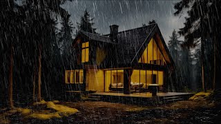 Insomnia Relief in 3 Minutes for Deep Sleep with Powerful Rainstorm Sounds at Night