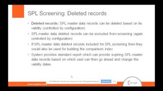 Sap Gts Spl Screening, How To Series Part 3