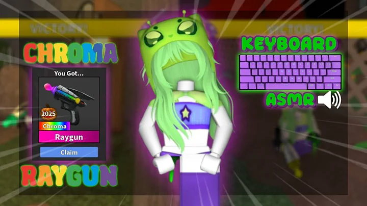 I HIT *CRAZY* TRICKSHOTS WITH THE NEW CHROMA RAYGUN.. (KEYBOARD ASMR)