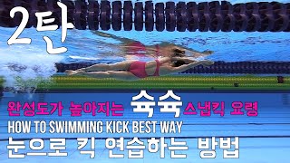 ENG CC) 이현진 수영 🏊🏻‍♀️ 앞으로 잘나가는 킥은 다르다 ! (2탄) - 눈으로 킥 배우기 - / learn to swim kick faster