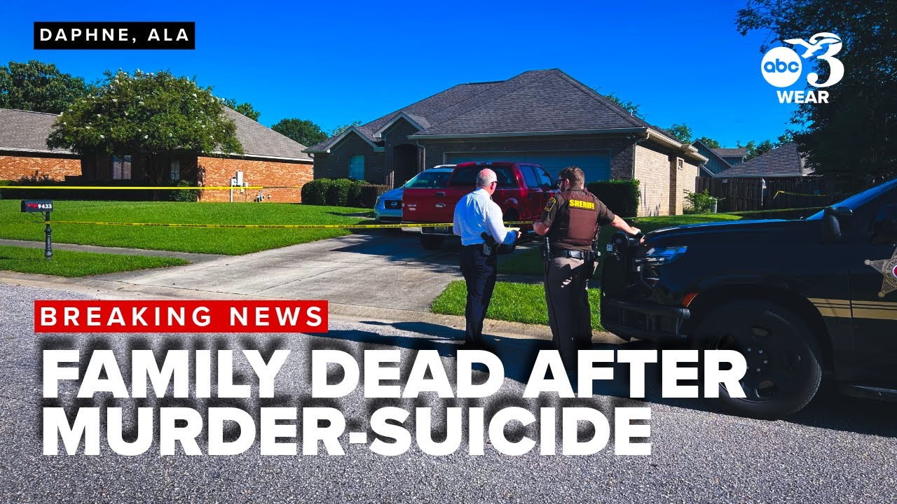 ⁣Family of 4 dead after murder-suicide at home in Daphne, Alabama