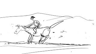 Animation practice on rough animator
