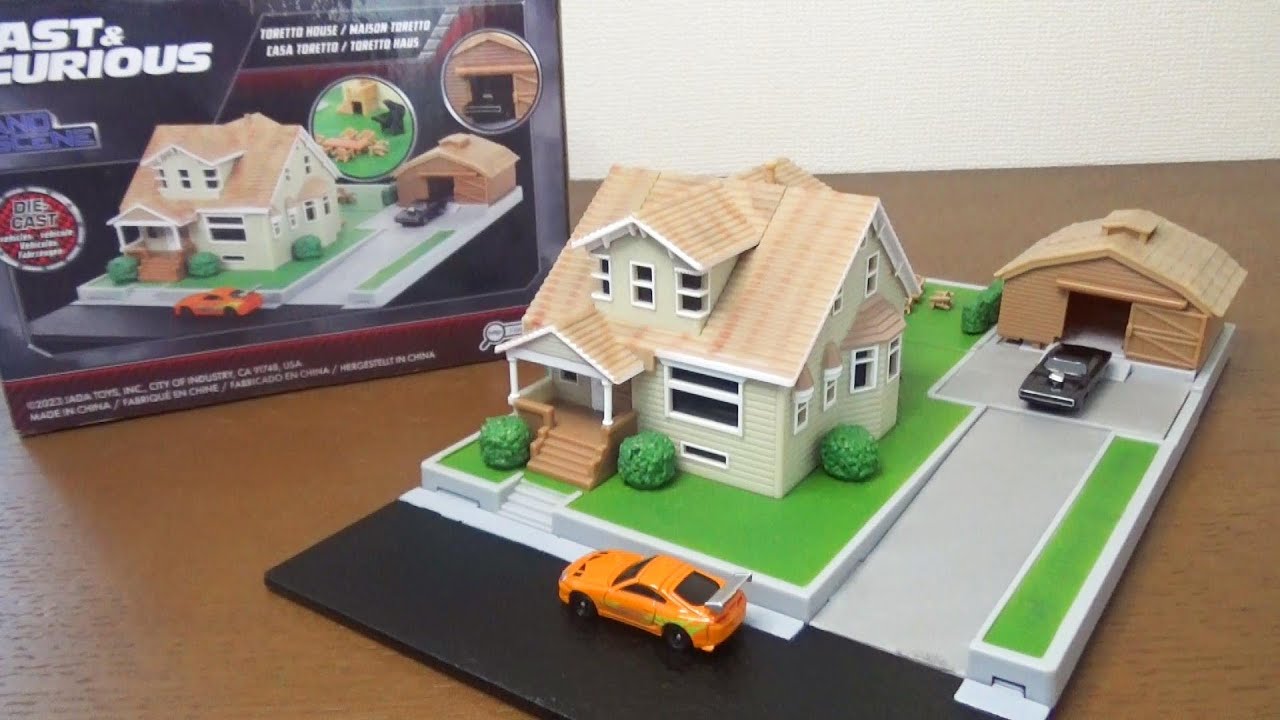 Jada Toys Dom's House Diorama Set FAST & FURIOUS is opened♪ 