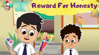 Honest Gattu | Reward For Honesty | English Moral Stories | Cartoon in English | Kids Stories