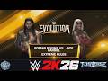 ROMAN REIGNS VS JADE CARGILL. EXTREME RULES MATCH. WWE 2K26. TQS