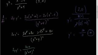 Implicit Differentiation Problems 2.wmv