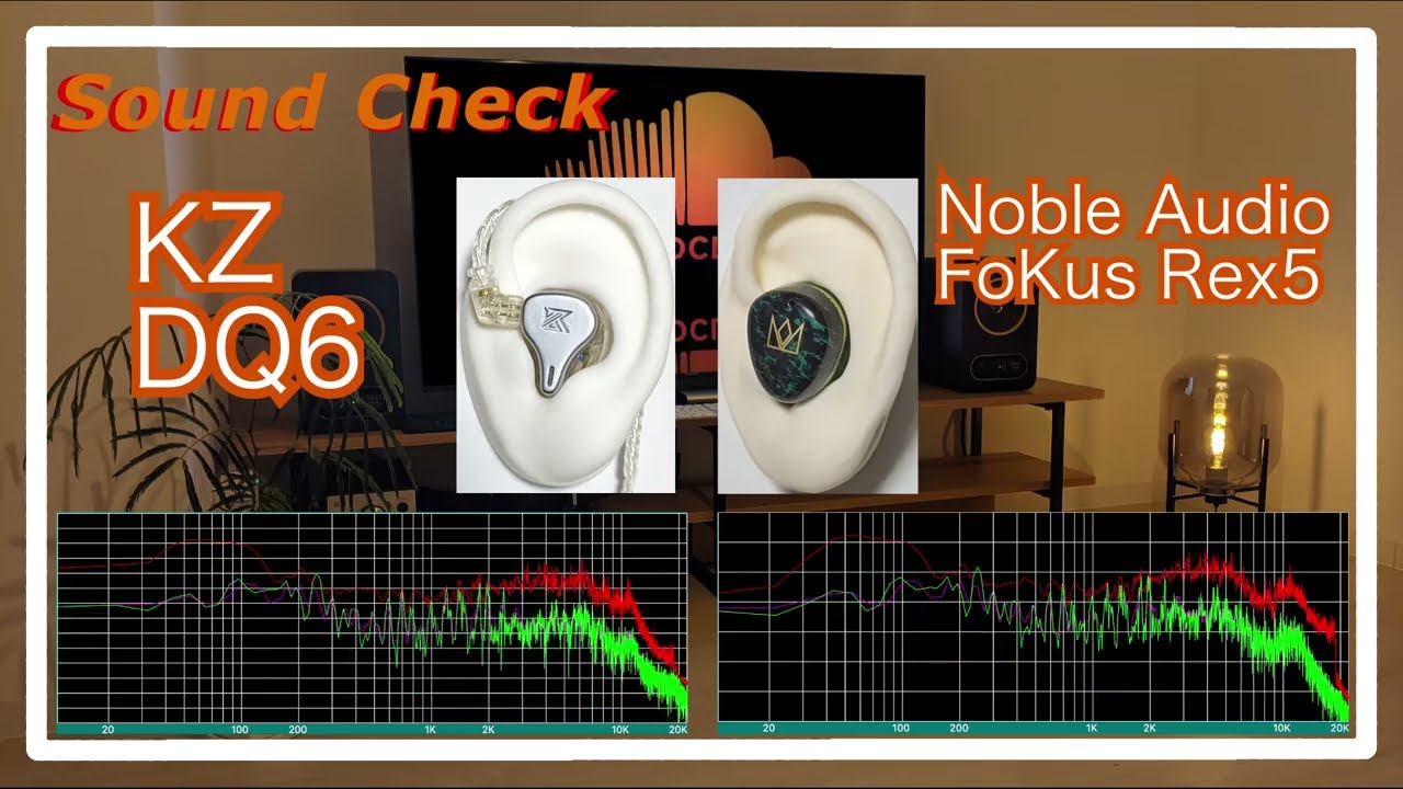 KZ DQ6 vs Noble Audio FoKus Rex5[TWS IEMs Sound Comparison]完全