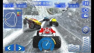 Snow Racing Monster Truck 17, Fun Driving Super Trucks Simulator Racing screenshot 5