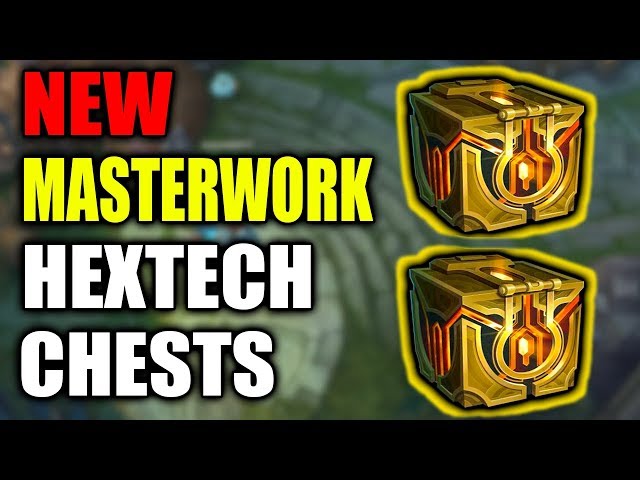 HEXTECH LOOT SERVICE, 100x MASTERWORK CHEST + KEY BUNDLES