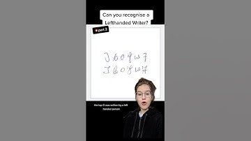 LEFTHANDED writers- this one is for you!💥 (Graphology, Handwriting Analysis) #shorts