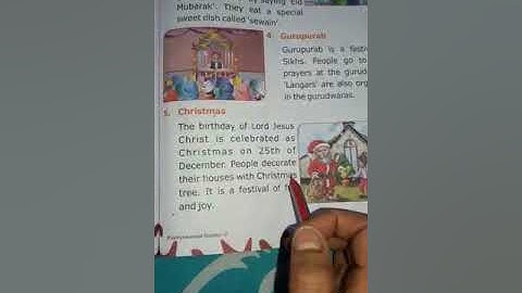 our festivals class 2 evs | class 2 evs chapter 10 our festivels | Class-2 EVS Lesson-10