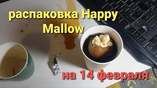 Распаковка горячего шоколада Happy Mallow на 14 февраля