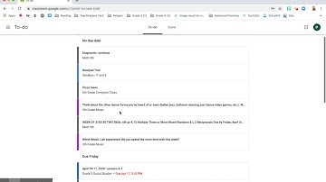 Student Videos: The To-Do-List in Classroom