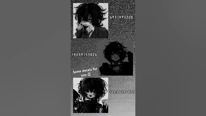 Roblox decal id's.