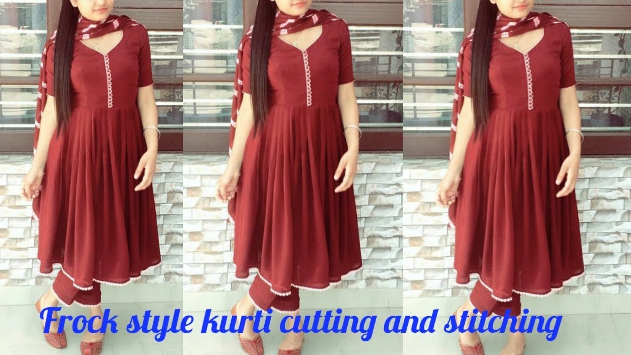 3/4 Sleeve Frock Style Kurti at Rs 4500 in Palwal | ID: 2851865340233