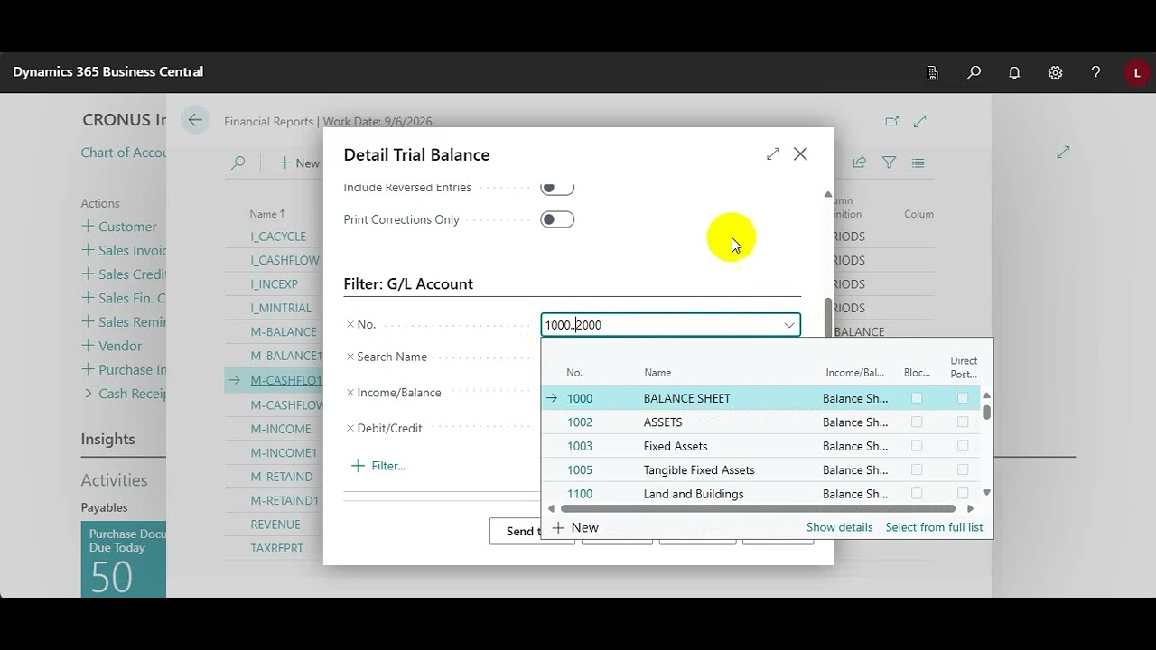 Step-by-Step Financial Reporting in Business Central for Accountants (Arabic Language)