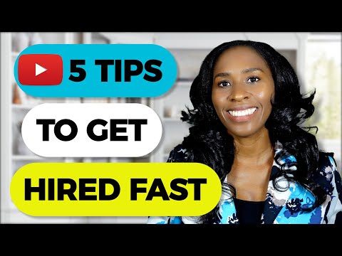 5 TIPS to get HIRED FAST! with Brigette Hyacinth
