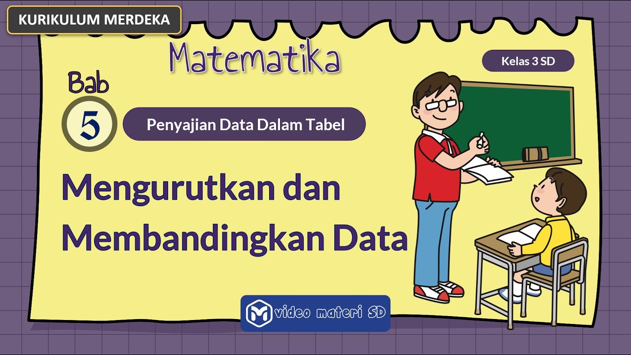 Modul Ajar Matematika Kelas 3 Bab 5 Penyajian Data Dalam Tabel