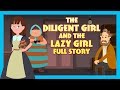 The diligent girl and the lazy girl full story   tia and tofu storytelling  kids hut