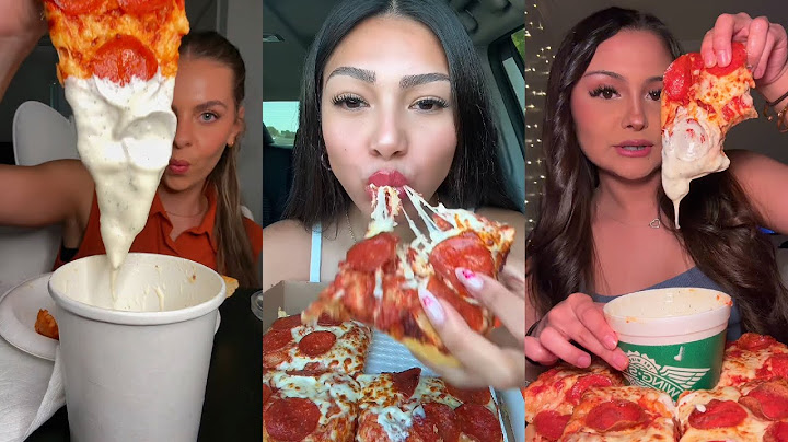 TIKTOK Mukbang Compilation | Little Caesars, Wingstop, Cane's, In-N-Out, Costco & More!