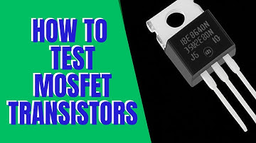 How to test mosfet transistor with multimeter #bjt  #fet #transistor