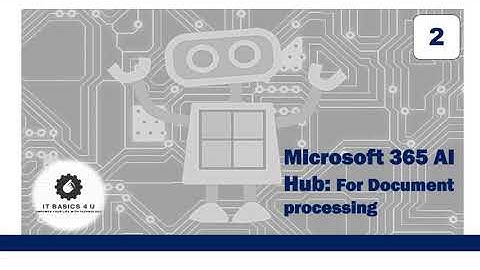Microsoft AI builder for document processing
