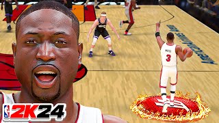 YOUNG Dwayne Wade Is ELECTRICFYING In NBA 2k24 Play Now Online