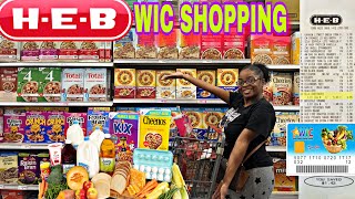 REAL LIFE GROCERY SHOPPING WITH WIC AT H-E-B: BUDGETING AS A MOM OF 3 ON SECTION 8