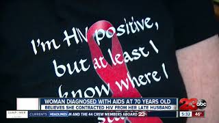 Local woman diagnosed with AIDS at 70-years-old