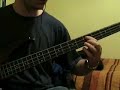 Muse Hysteria bass cover