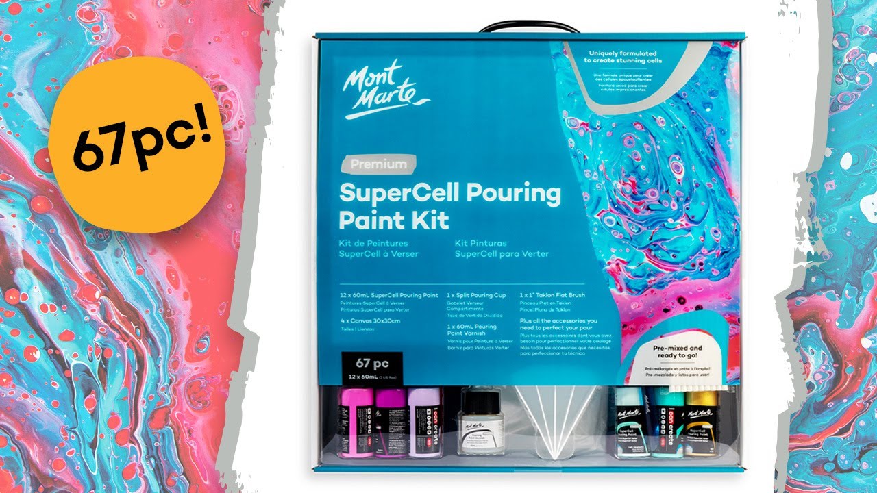 Super Cell Paint Pouring Kit