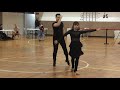 2019/12/1淡江盃 江亮德 魏妤倩老師 表演倫巴