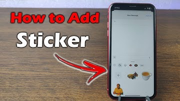 How to add Sticker on iPhone Text Message | Full Guide