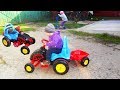 Funny Kids  Rides on Power Wheel