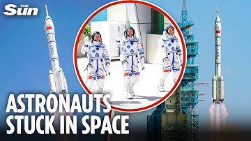 Three Chinese astronauts STRANDED in space after ‘UFO’ strikes rocket capsule