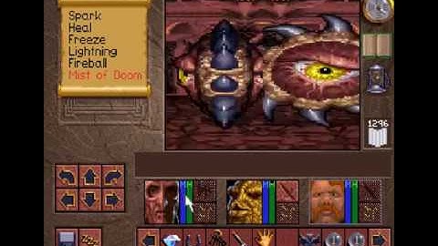 [DOSBOX PC] Lands Of Lore The Throne Of Chaos PART20 Castle Second Level FEROCIOUS DIFFICULTY