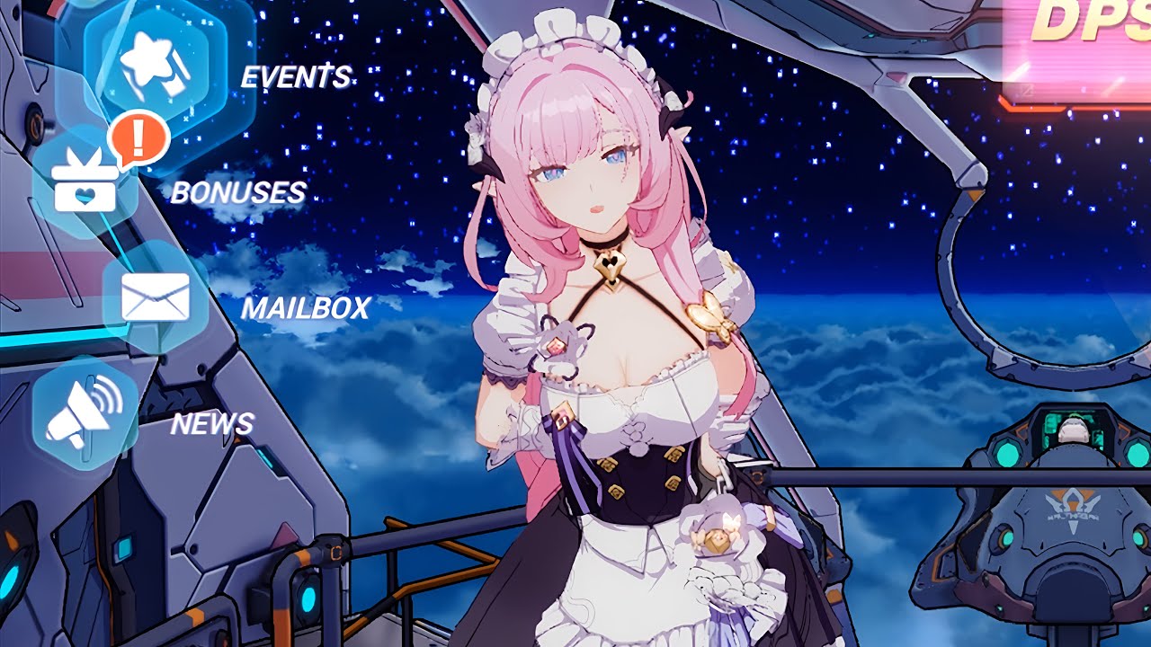 Elysia Maid outfit change [Miss Pink ♪] voice lines Subtitle (ID/ENG