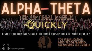 ᴴᴰ ALPHA THETA wave border BINAURAL - RELAX in minutes and ENCODE NEW MEMORIES in your thoughts