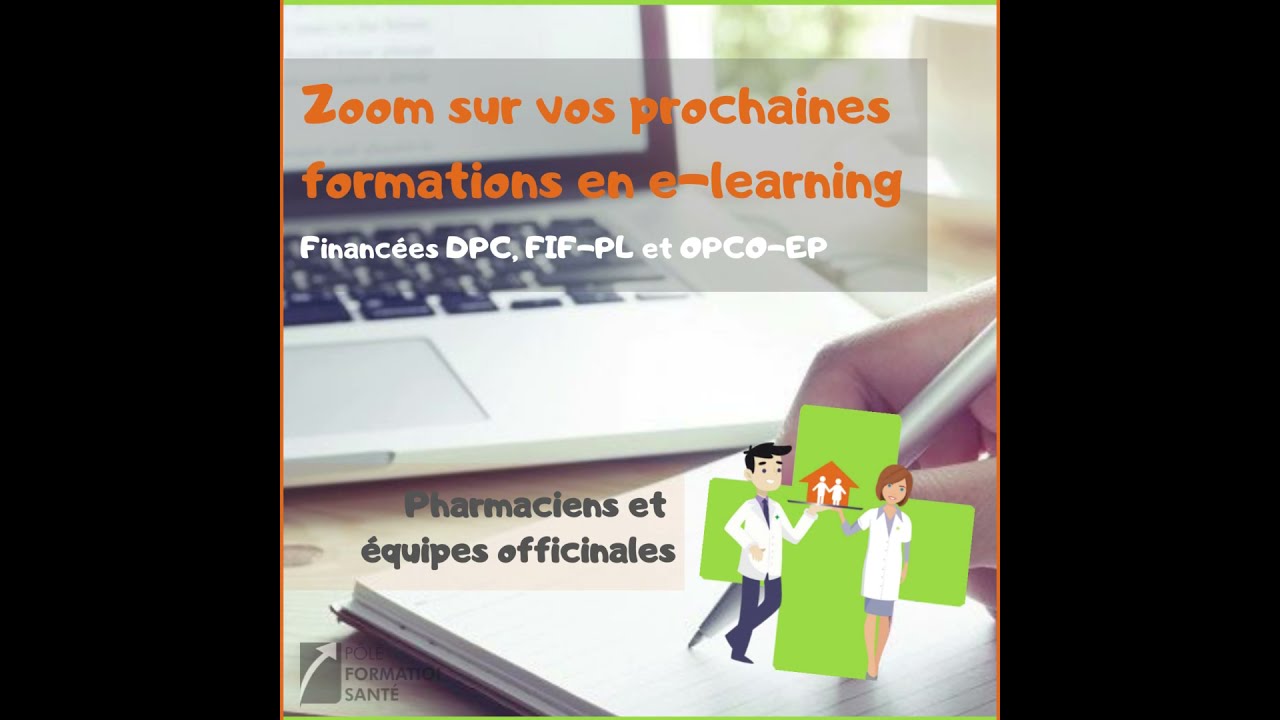 Zoom sur vos formations en e-learning - Pharmaciens et équipes officinales