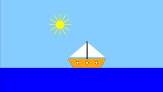 Draw Boat in Water Using Python Turtle Graphics.  Python programming ke use se boat banaye. Profile