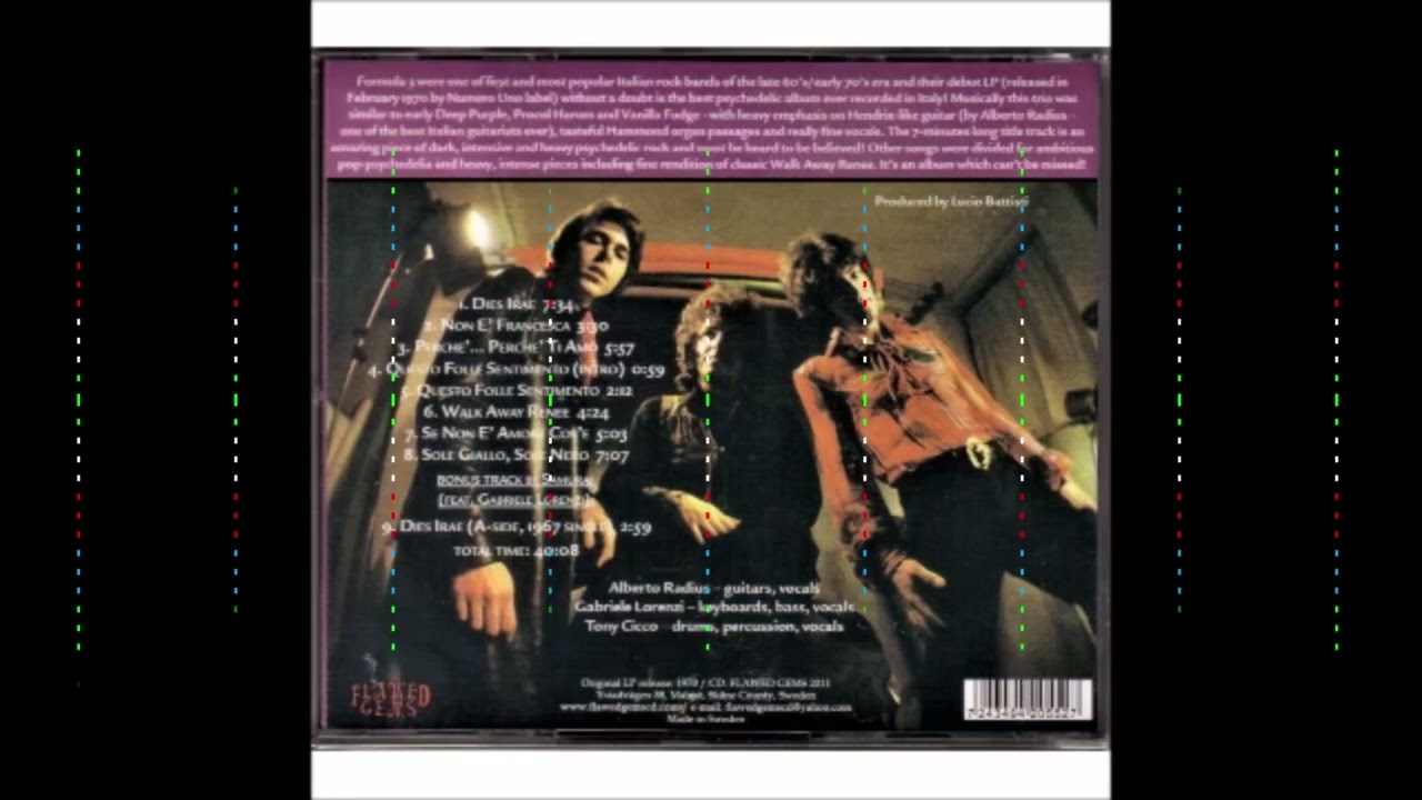 Formula 3 - 01 Dies irae { Album 1970 - Dies Irae italian prog 