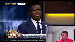 Undisputed Skip and Shannon- Paul Pierce hating on Lebron
