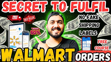 Fake Shipping Labels Problem Resolved | How to Fulfil Orders in 2 Step Walmart Dropshipping
