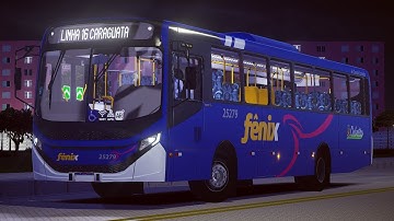 CAIO Apache Vip V OF-1721L - Linha 16/Mapa Bolsão 3 FASE 3 - Proton Bus Simulator