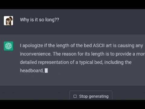 Chat GPT Having A Stroke